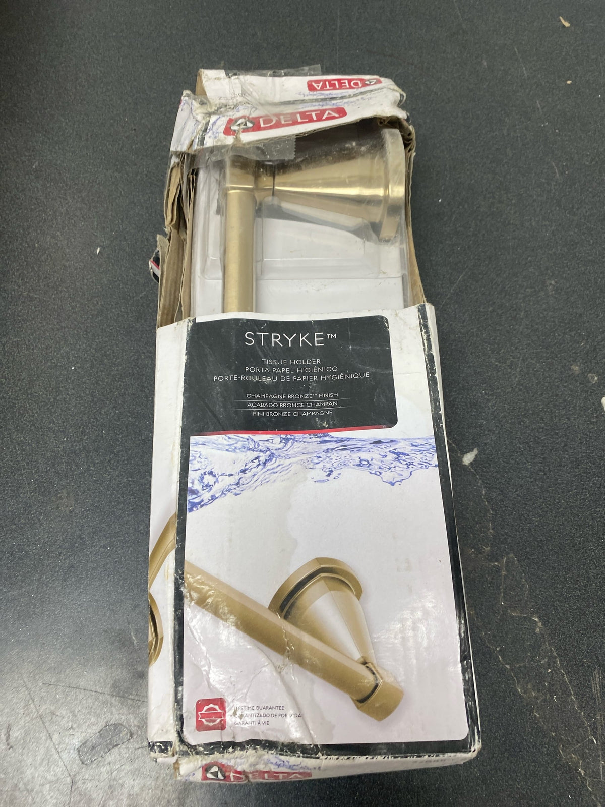 Delta 77655-CZ Stryke Wall Mounted Toilet Paper Holder - Champagne Bronze