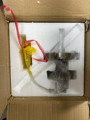 Golden Lighting 3218-SF AB-BLK Dixon 8" Wide Semi-Flush Globe Ceiling Fixture with Black Accent and Frosted Glass - Aged Brass