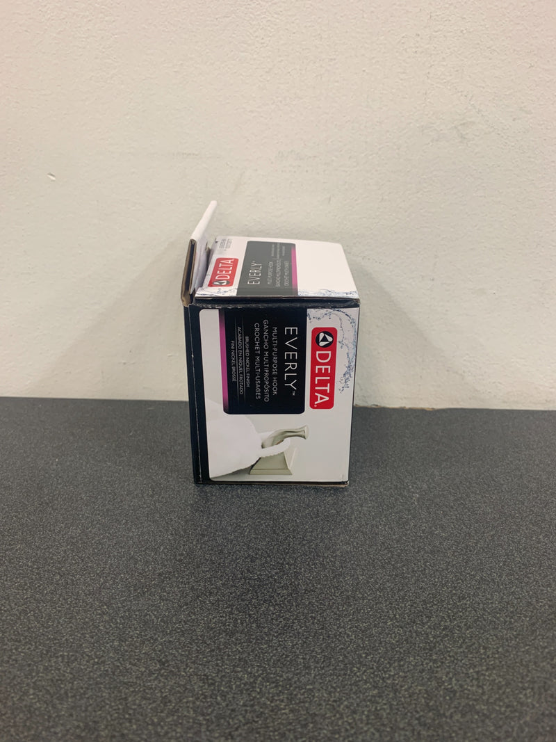 Delta Everly Single Towel Hook in Brushed Nickel-EVE35-BN