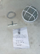 Trans Globe Lighting 41505 WH Single Light Medium Round Outdoor Bulk Head from the Outdoor Collection - White