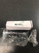 Emtek 2231US26 4" Length Solid Brass Baseboard Door Stop With Screw - Polished Chrome