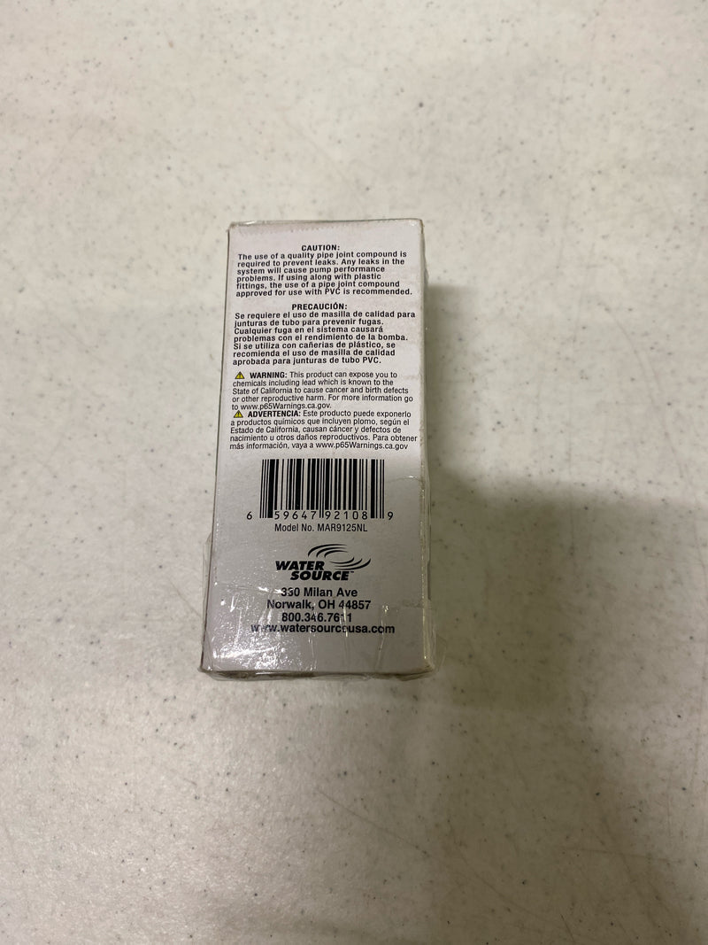 WATER SOURCE MAR9125NL RED Male Adapter