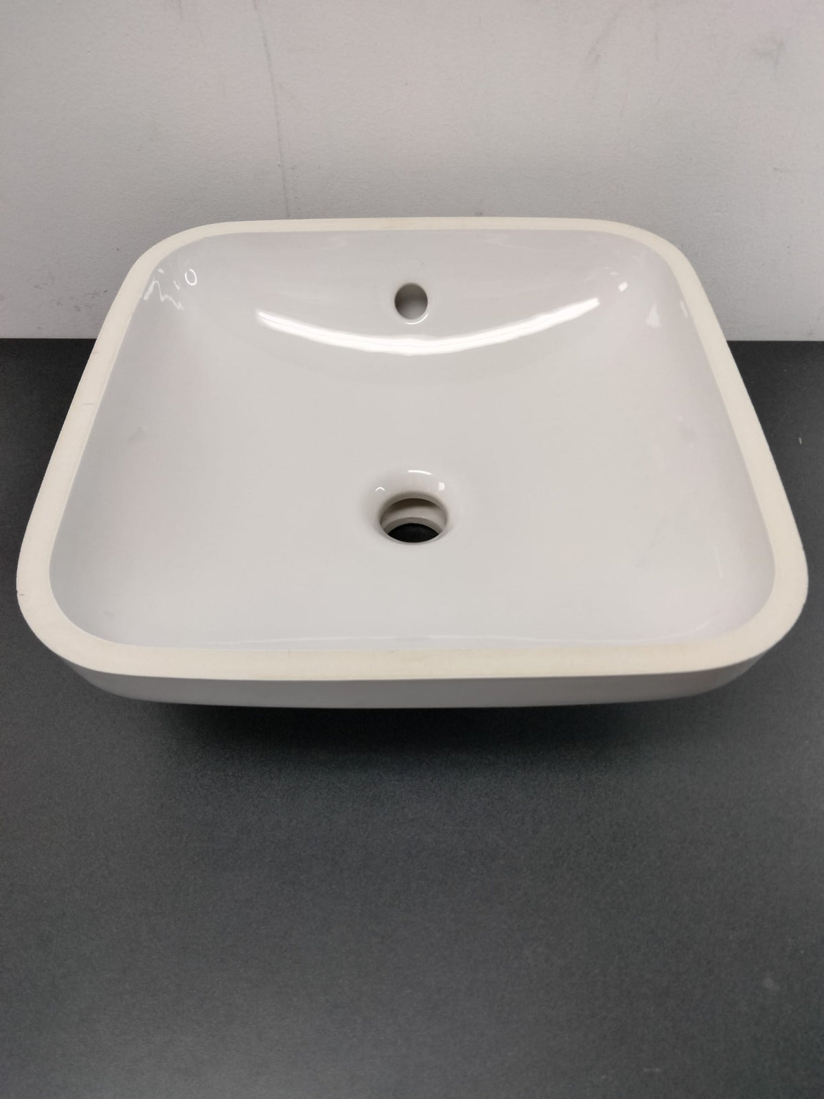 Duravit 0373370017 DuraStyle 15-3/4" Square Ceramic Undermount Bathroom Sink with Overflow - White