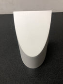 Sonneman 7222.98-WL Inside-Out Shear 1 Light 4" Wide ADA Compliant Indoor/Outdoor Wall Sconce - Textured White