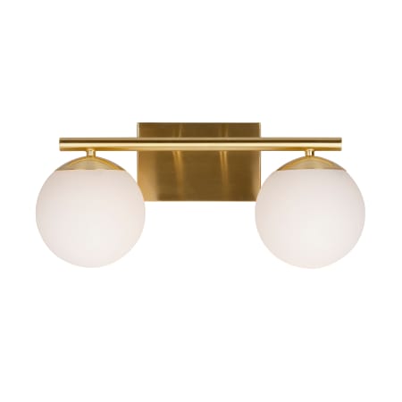 Forte Lighting 5745-02-12 Farrell 2 Light 18" Wide Bathroom Vanity Light - Soft Gold