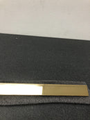 Alno A970-8-PB/NL Tab 8-1/2 Inch Long Finger Cabinet Pull - Unlacquered Brass