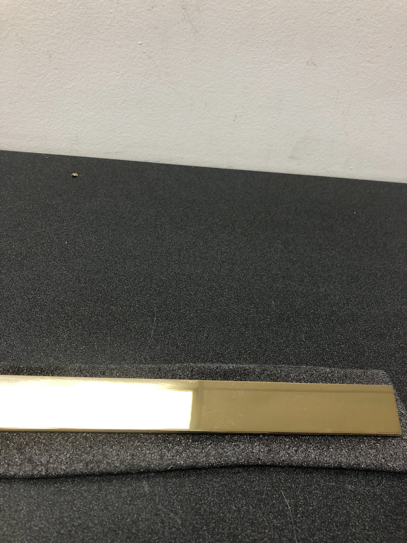 Alno A970-8-PB/NL Tab 8-1/2 Inch Long Finger Cabinet Pull - Unlacquered Brass