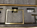 Bwe A-91012-S-G-2 5-Piece Bath Hardware Set with Towel Bar, Included 2-Towel Hook, Toilet Paper Holder, and Towel Ring in Brushed Gold