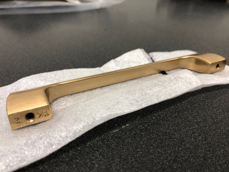 Top Knobs TK544HB Holland 5 Inch Center to Center Handle Cabinet Pull from the Mercer Series - Honey Bronze