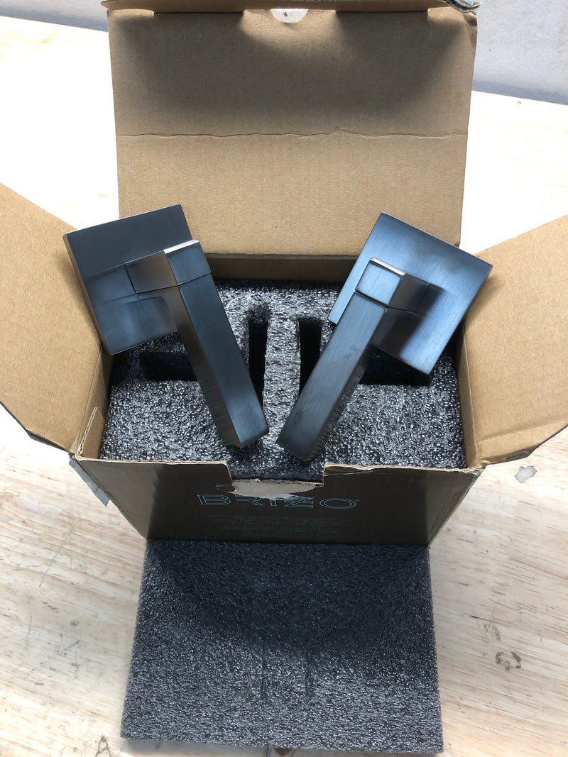 Brizo HL5322-SL Frank Lloyd Wright Widespread Bathroom Faucet Handle Kit - Lever - Luxe Steel