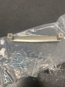 Ashley Norton WL.3334 6 5/8 Deco Rustic Solid Bronze 6" Center to Center Traditional Cabinet Handle - Cabinet Pull - White Bronze