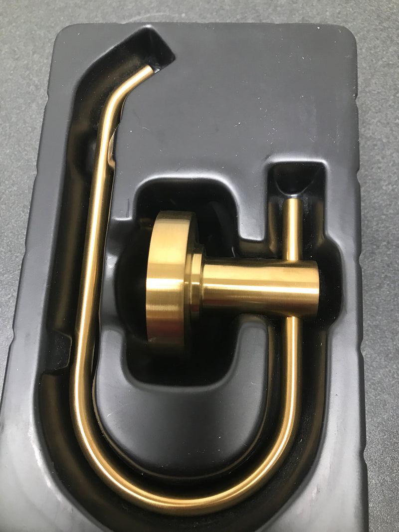 Signature Hardware 483958 Lexia Wall Mounted Euro Toilet Paper Holder - Brushed Gold