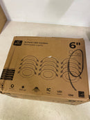 Globe Electric 12-pack 6 In. Builder Series Adjustable CCT Integrated LED