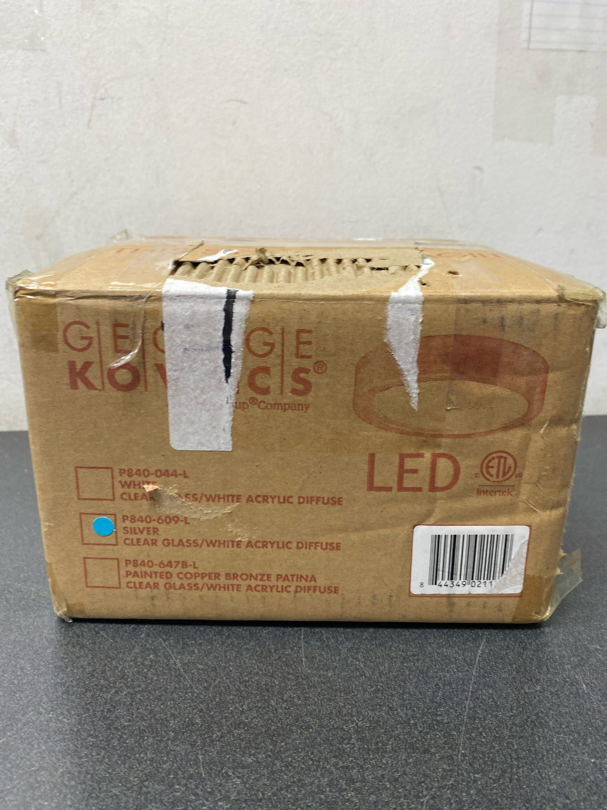 George Kovacs Lighting - 12W 1 LED Outdoor Flush Mount in Contemporary Style-6
