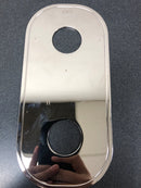 Rohl BP1050OVTPN - ROHL OVAL FACEPLATE ESCUTCHEON ONLY WITH TRADITIONAL ETCHING IN POLISHED NICKEL FOR THE R1050 UNIVERSAL CONCEALED 1/2^ THERMOSTATIC ROUGH VALVE BODY WITH