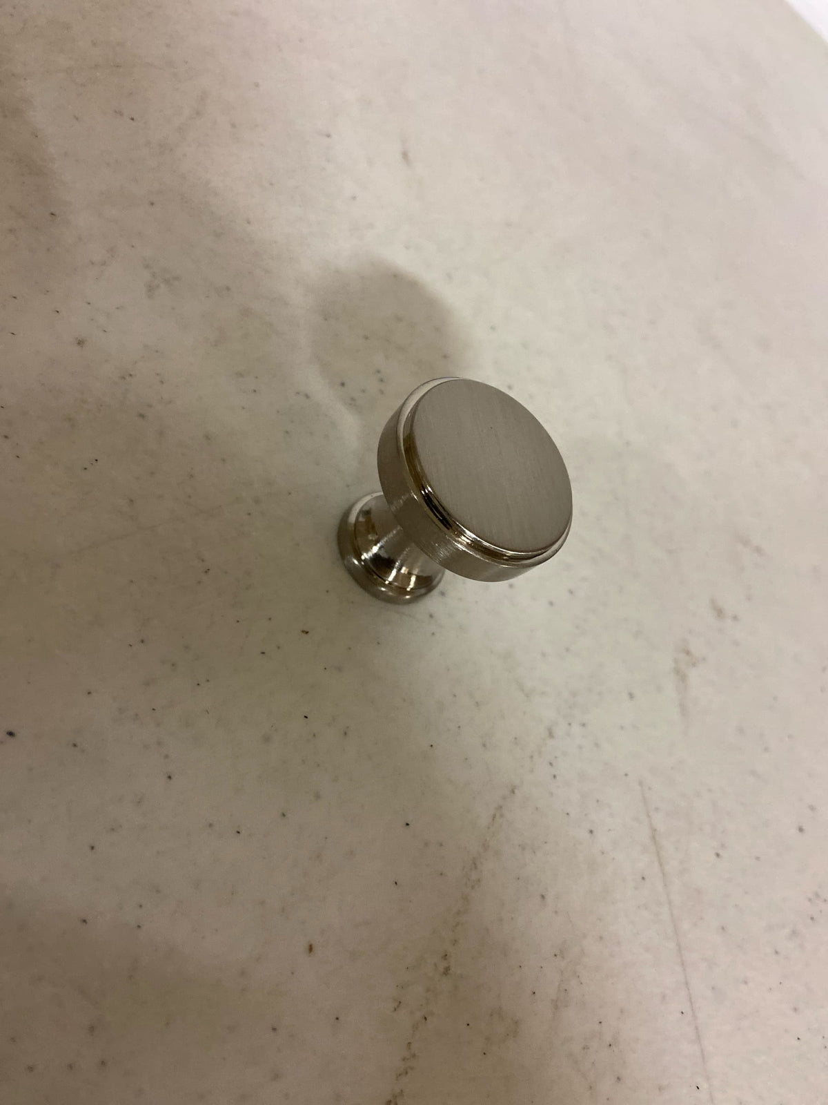 Belwith-Keeler B077459-SN Brownstone Collection Knob 1-1/4 Inch Diameter Satin Nickel Finish
