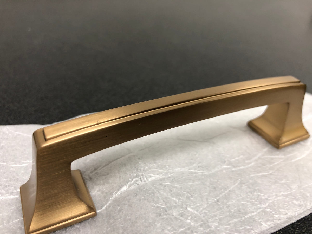 Amerock BP53031CZ Mulholland 3-3/4 Inch Center to Center Handle Cabinet Pull - Champagne Bronze