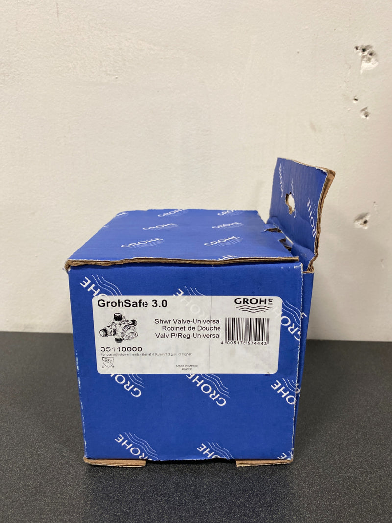 GROHE GrohSafe 3.0 1/2 in. Universal Inlets/Outlets Pressure Balance Rough-In Valve with Service Stops-35110000