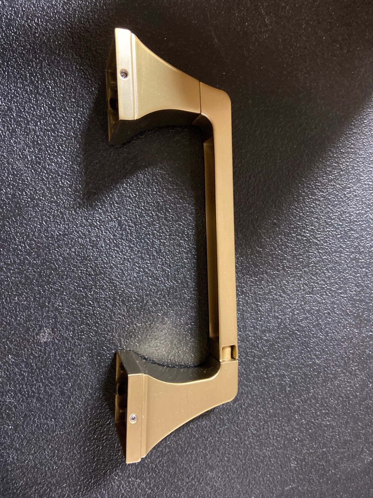 Amerock BH36021BBZ Mulholland 8-13/16 in. (224 mm) L Traditional Pivoting Double Post Toilet Paper Holder in Golden Champagne