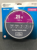 Commercial electric HD0775 25 ft. Standard HDMI Cable