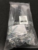 Franklin Brass P43970K-FB-CP Modern Arch 1 to 2 Inch Adjustable Center to Center Rectangular Cabinet Pull - Pack of 5 - Matte Black