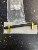 Belwith Keeler B076890-MBBGB Sinclaire 5-1/16" Center to Center Ridged Bar Cabinet Handle / Drawer Bar Pull - Matte Black / Brushed Golden Brass