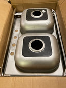 Elkay DW1023322 Dayton 33" Double Basin Drop In Stainless Steel Kitchen Sink - 4 Faucet Holes