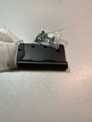 Hickory Hardware 70304-9312 Solid Brass 4" X 4" - 1/4" Radius Corner Plain Bearing Arc Pattern 8 Hole Door Hinge - Authentic Black Brass