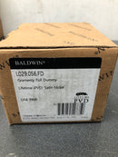 Baldwin L029056FD L029 Gramercy Non-Turning Two-Sided Dummy Door Lever Set with R017 Rose from the Estate Collection - Lifetime Satin Nickel