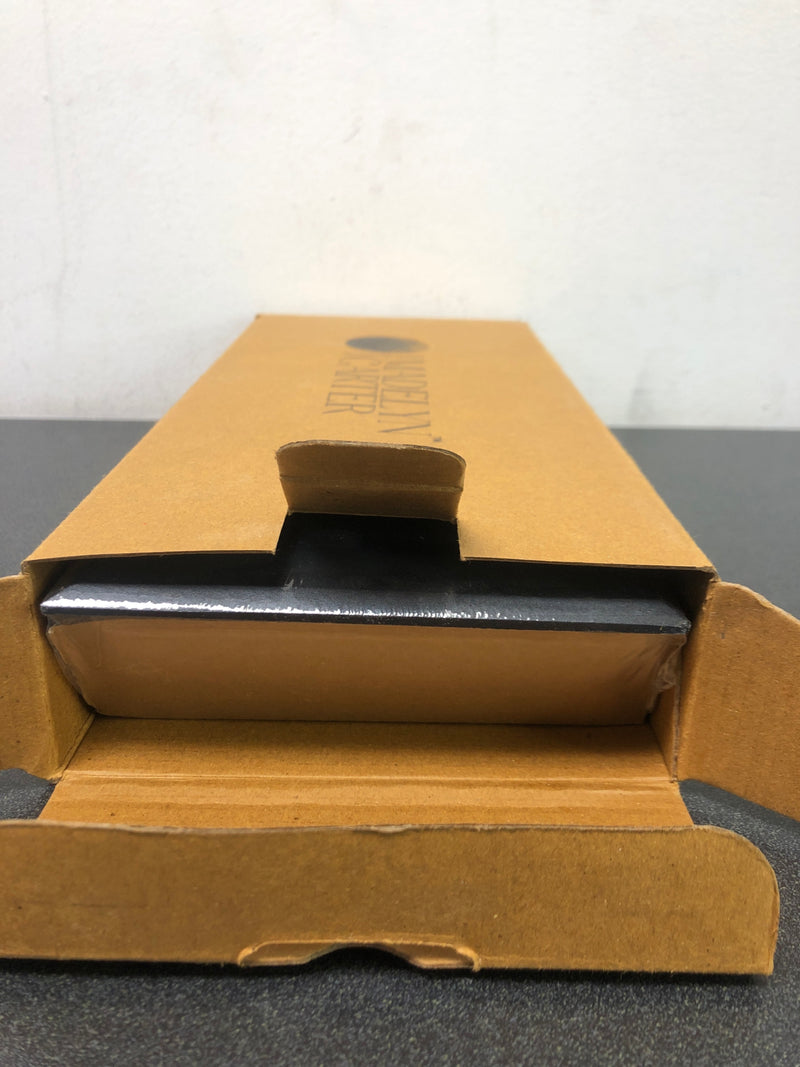 Madelyn carter black contemporary floor and wall registers (cast aluminum) 4" x 10" (overall size: 5-1/2" x 11-1/2") floor vent cover - wall vent cover - includes mounting clips