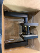 Kwikset 720HFLRCT-514 Halifax Passage Door Lever Set with Rectangle Rose - Matte Black