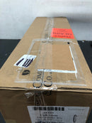 Visual Comfort ARN 2401BZ-WG Ezra 24" Large LED Bath Sconce with White Glass by AERIN - Bronze