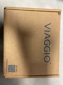 Viaggio QADMHMQAD_SD Quadrato Hammered Solid Brass Non-Turning One-Sided Dummy Door Knob with Backplate - Satin Black