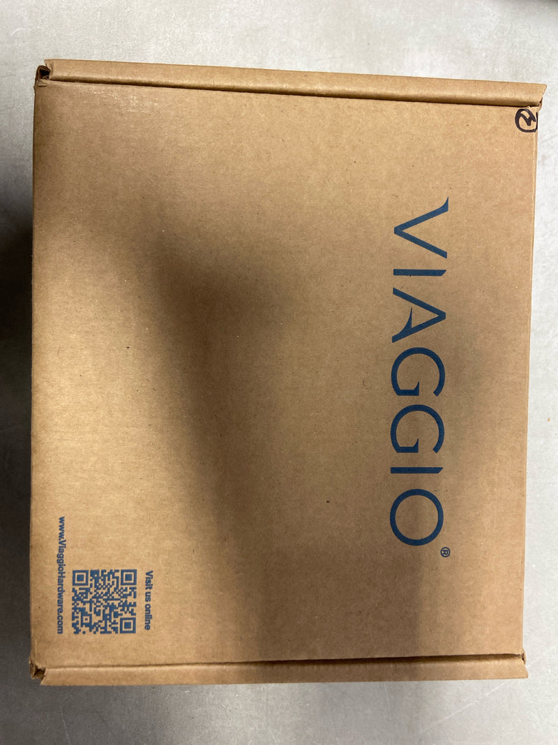 Viaggio QADMHMQAD_SD Quadrato Hammered Solid Brass Non-Turning One-Sided Dummy Door Knob with Backplate - Satin Black