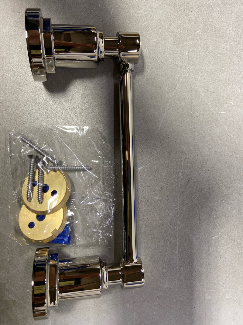 Signature Hardware 447225 Greyfield Wall-Mounted Toilet Paper Holder - Polished Nickel