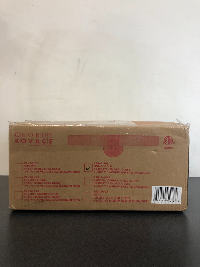 Kovacs Saber 2 Light 20" Wide Bath Bar with Etched Opal Glass Shade