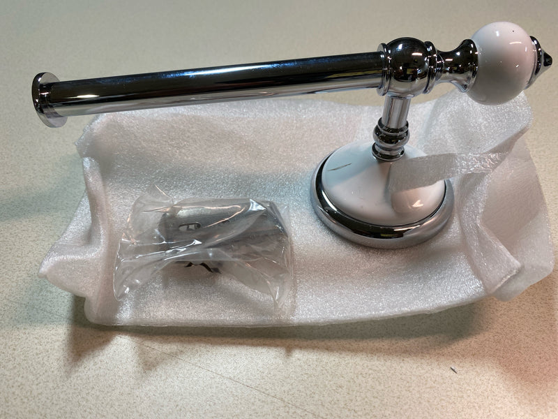 Signature Hardware 413131 Adelaide Single Post Tissue Holder - Chrome