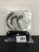 Deltana TSH40U5 Heavy Duty Solid Brass Triple Swivel Bath Robe Hook - Antique Brass