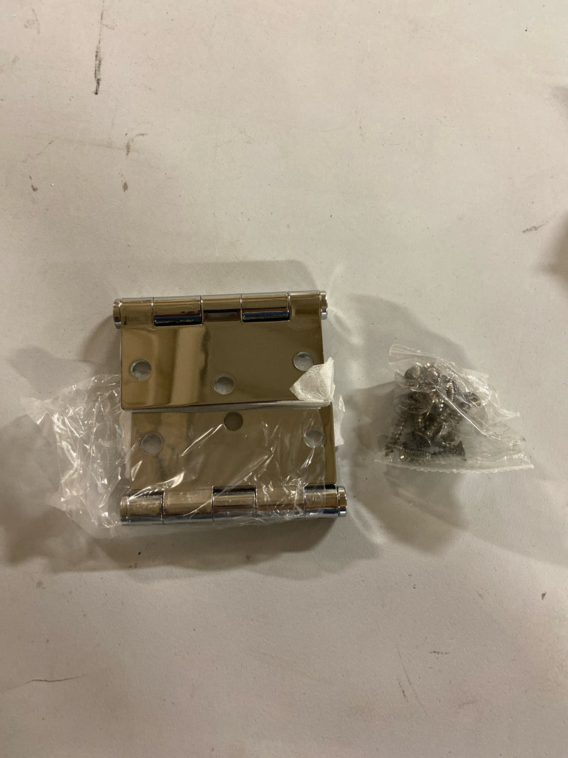 Deltana S35Heavy Duty26 3-1/2" x 3-1/2" Square Hinge; Heavy Duty; Bright Chrome Finish