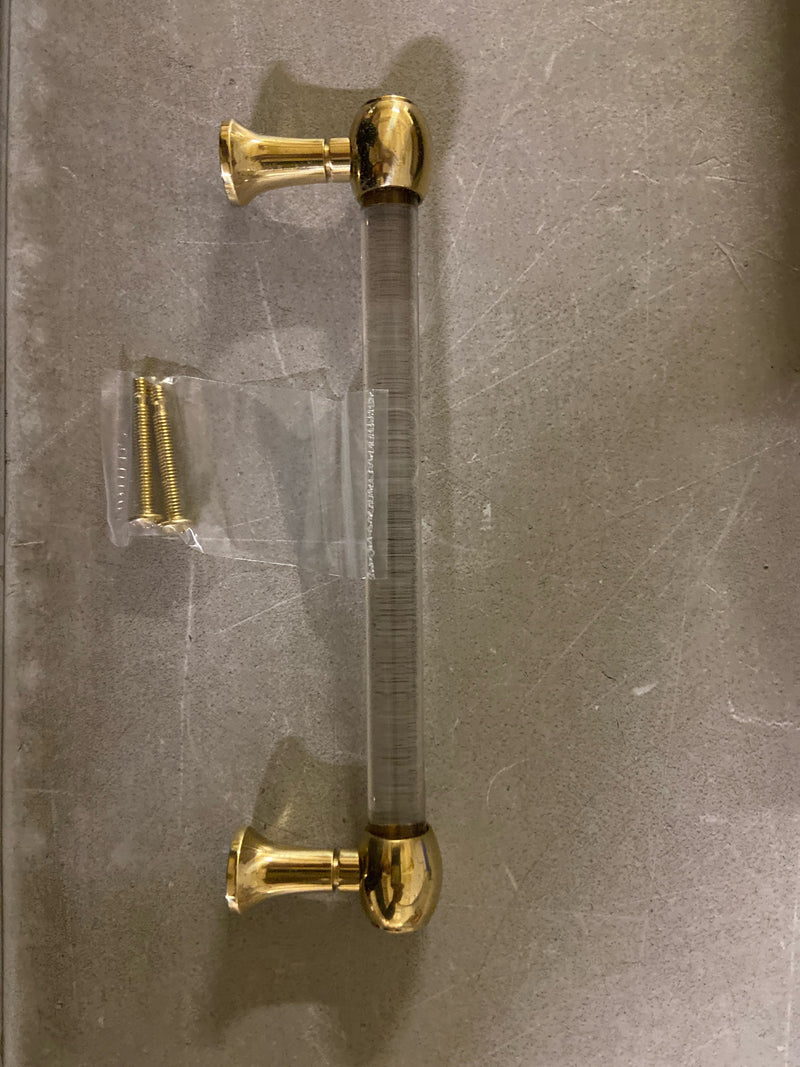 Alno A870-6-PB Royale Acrylic 6 Inch Center to Center Handle Cabinet Pull