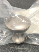 Berenson 9228-1BPN-P Echo 1-3/16 Inch Contemporary Round Mushroom Cabinet Knob / Drawer Knob - Brushed Nickel