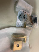 Baldwin L029044PASS L029 Gramercy Passage Door Lever Set with R017 Rose from the Estate Collection - Satin Brass