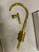 Rohl AP70D1LMULB Apothecary 0.5 GPM Cold Water Dispenser - Unlacquered Brass (Living Finish)