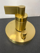 Kohler K-T78016-4-2MB Components Single Function Pressure Balanced Valve Trim Only with Single Lever Handle and Integrated Diverter - Less Rough In - Vibrant Brushed Moderne Brass