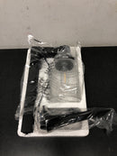 Hampton bay 62919 Anderson Low Voltage 50 Lumens Black Integrated LED Path Light with Seeded Glass and Vintage Style Bulb