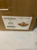Crystorama 505-GA Broche 16 in 4-Light Gold Flush Mount