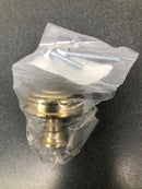 Emtek 86464US4 Transitional Heritage 1-5/8 Inch Mushroom Cabinet Knob - Satin Brass