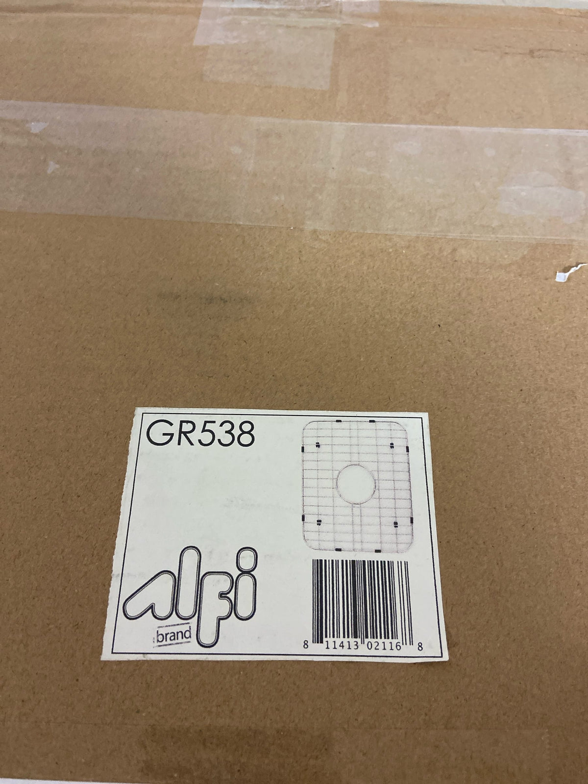 ALFI brand GR538 Solid Stainless Steel Kitchen Sink Grid