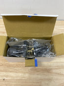 Miseno MLK1090BK Quattro Shaker Single Cylinder Keyed Entry Door Knob Set with Square Rose - Matte Black