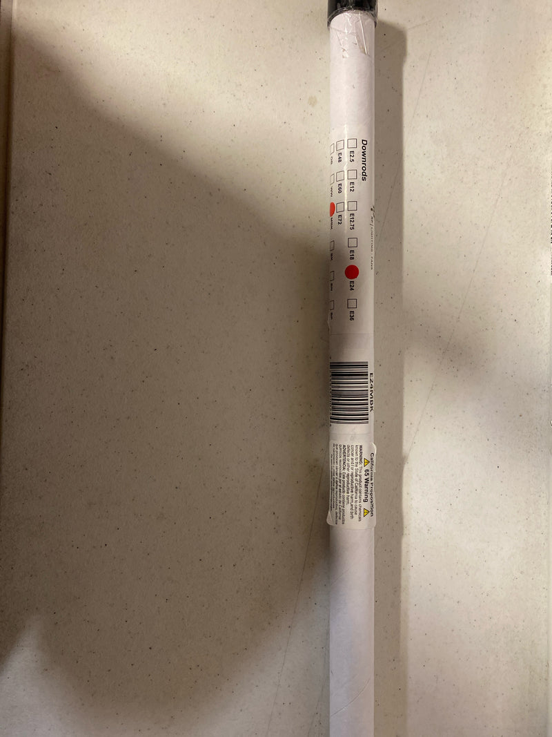 RP Lighting and Fans E24MBK 24" Ceiling Fan Downrod for 11' Ceilings - Matte Black